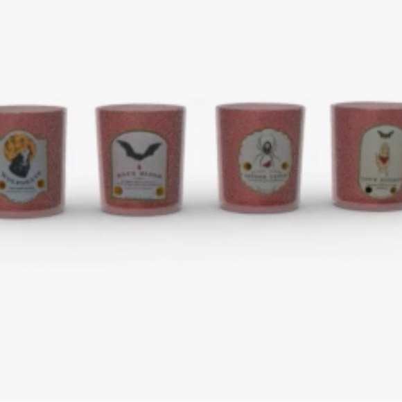 Threshold Halloween Potion Tumblers Set of 4 Burgundy Glasses 13.87oz GothicNEW - Picture 5 of 6